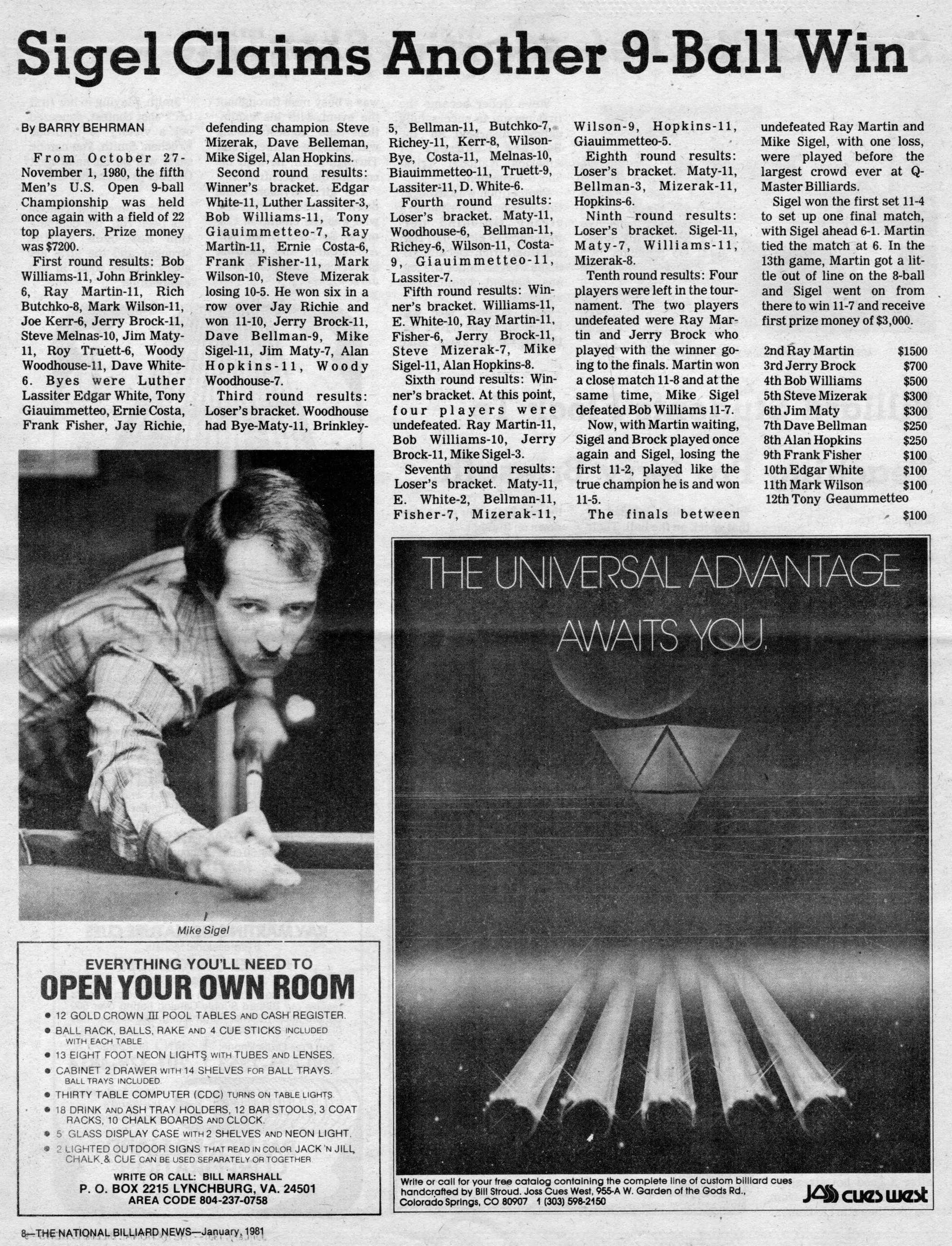 U.S. Open Pool Championship Wikipedia